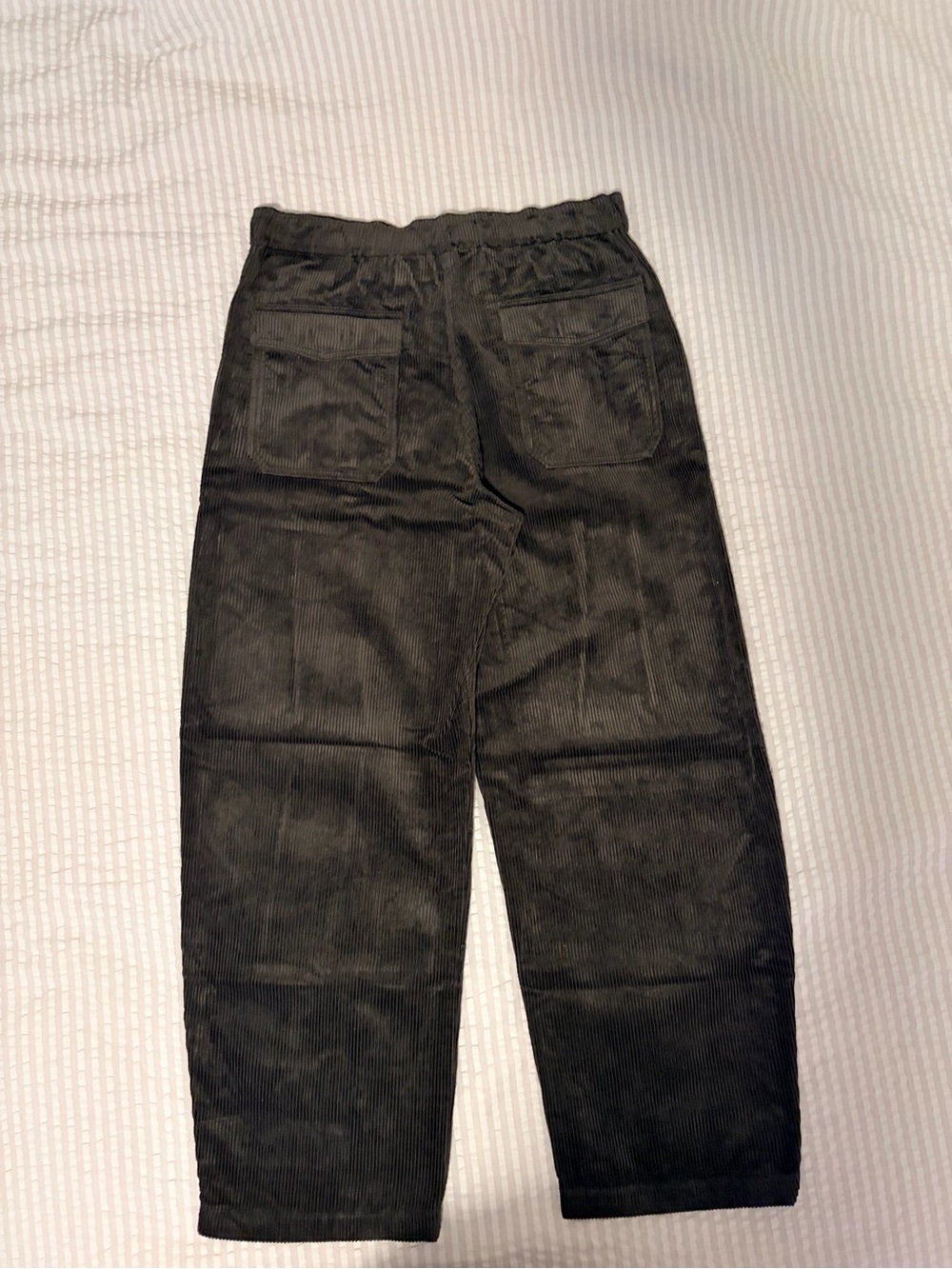 Uniqlo U Wide Pleated Corduroy Pants Size M - Picture 2 of 5